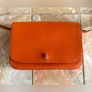 Kate Spade Nicola Medium Flap Shoulder bag Juicy Orange